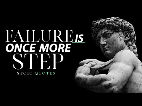 FAILURE IS ONE MORE STEP - Stoic Quotes