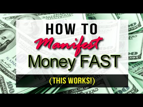 The SECRET to MANIFESTING MONEY FAST! With Law of Attraction Meditation (Guided Visualization)