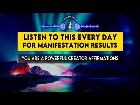 You Are A POWERFUL CREATOR! Positive Affirmations to Program Your Mind | 528Hz | Law Of Attraction