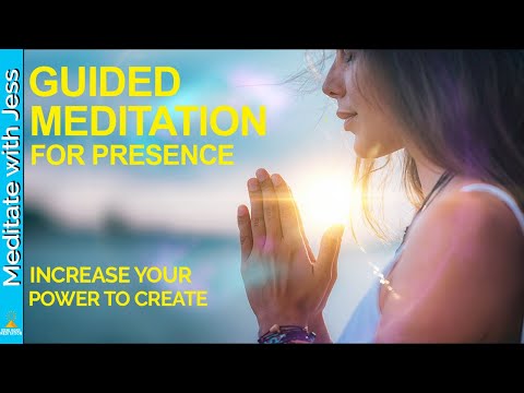 Guided Meditation To Reduce Stress & Anxiety.  Increase Your Power To Create! Alignment & Presence.