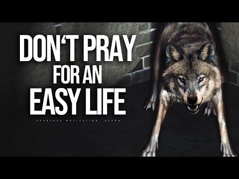 Don't Pray For An Easy Life (Official Lyric Video) Fearless Motivation