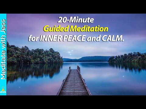 20-Minute Guided Meditation~Quick Help for Inner Peace & Calm~Relieve Stress, Relax, ~ NATURE SOUNDS