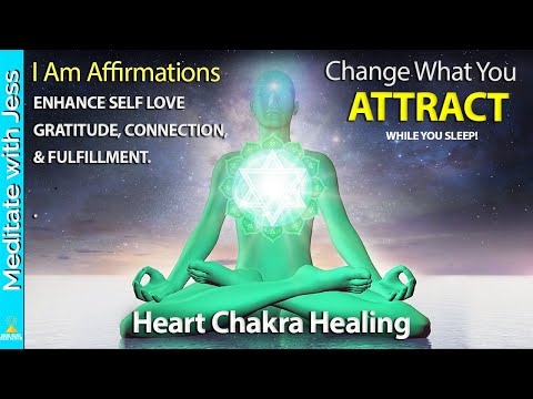 I Am Affirmations While You Sleep! for SELF LOVE~GRATITUDE~CONNECTION~ HEART CHAKRA HEALING