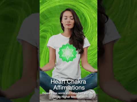 Heart Chakra Affirmations! | Daily affirmations | Shorts | Chakra Affirmations