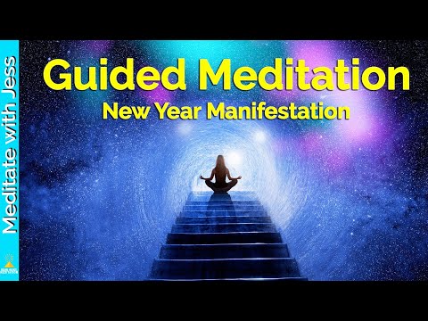 GUIDED MEDITATION To MANIFEST, Attract & Achieve Your Goals! 10-Minute Meditation for the NEW YEAR.