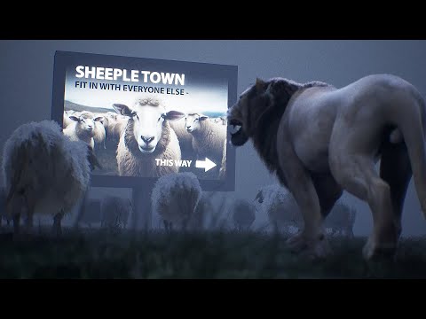 I'd rather be a LONELY LION than a POPULAR SHEEP! (Official Music Video) Fearless Motivation