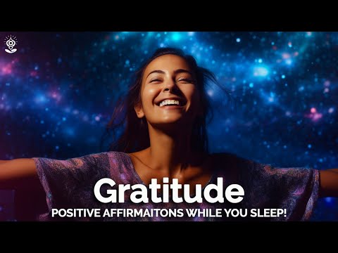 Gratitude Affirmations: Instantaneous Connection to Source While You Sleep! BLACK SCREEN 428Hz